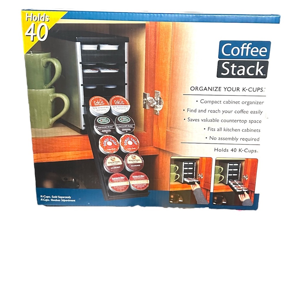 CoffeeStack K-Cup Storage 40 K-Cup Storage. NWT